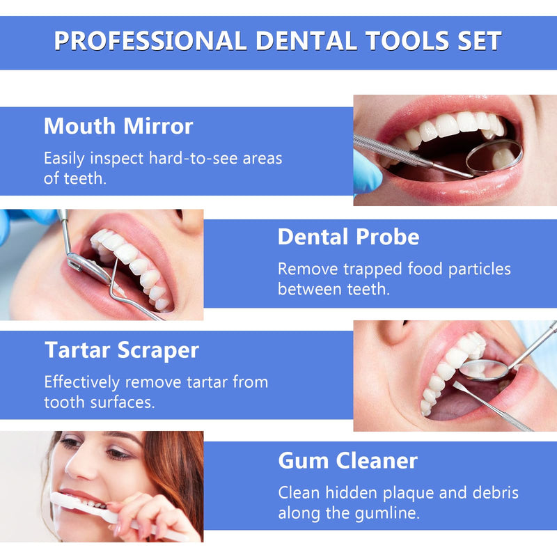 [Australia] - Tooth Repair Kit, Moldable False Teeth, Tooth Replacement Missing Teeth, Teeth Filling Kit Permanent with 4 Dental Tool, Tooth Repair Kit for Broken Teeth, Temporary Tooth Filling Kit, Moldable Teeth 