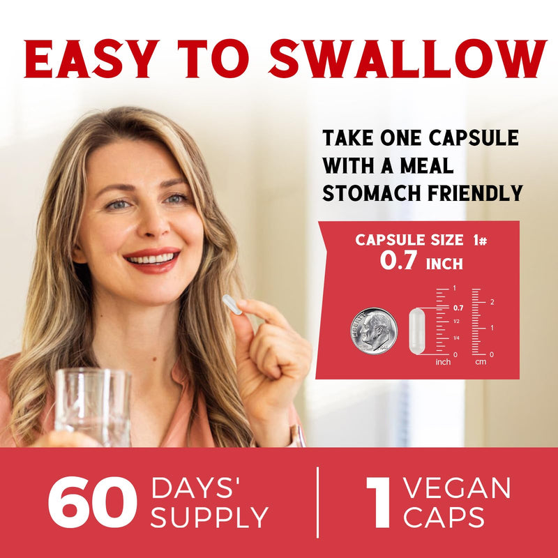 Iron Supplement for Women & Men, with Vitamins C, B6, B12 & Folate + Iron Supplement, 65mg Carbonyl Iron with 250mg Vitamin C