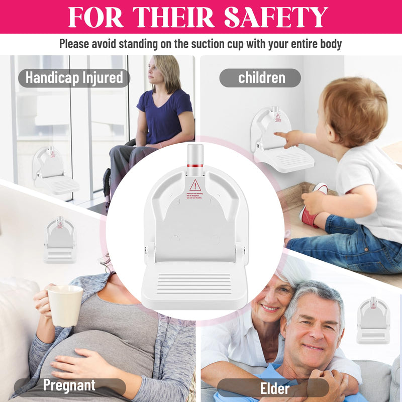 [Australia] - Foot Rest for Shower to Shave Legs, Foldable Shaving Step for Inside Shower, Suction Cup Shower Foot Rest 