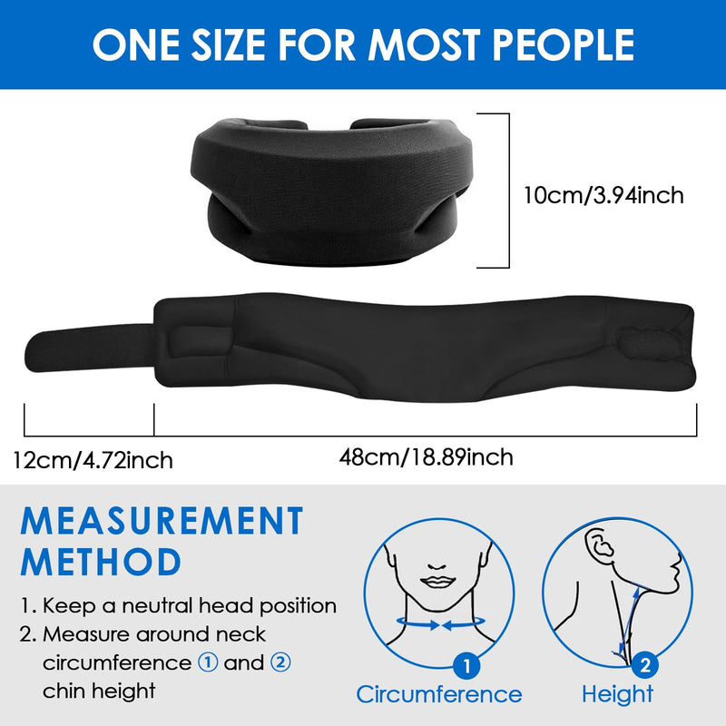 [Australia] - Neck support made of soft foam, cervico-correct neck brace, neck stretcher to relieve pressure on the cervical spine, sleeping, human neck brace for vertebral alignment and stabilization, neck pain 