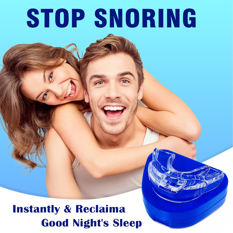 [Australia] - Anti-Snoring Mouthpiece, Snoring Solution for Men and Women (OTC use) -L006 White Large 
