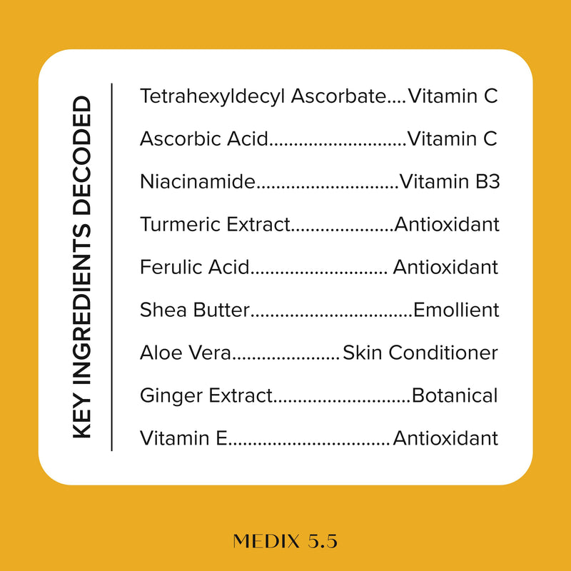 MEDIX Vitamin C Cream + Niacinamide Brightening Body Lotion | Anti Aging Moisturizer Vitamin C Lotion For Women & Men To Soften The Look Of Dark Spots, Wrinkles, & Uneven Looking Skin Tone, 15 Fl Oz 3 - Vitamin C Brightening Cream 15 Fl Oz (Pack of 1)