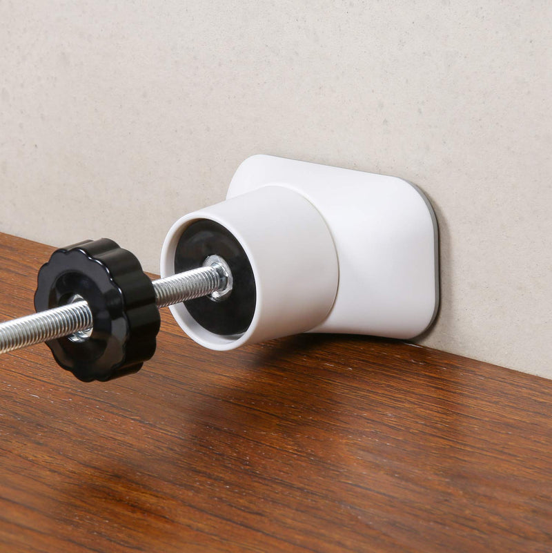 [Australia] - Baby Gate Extender Wall Protector - Pressure Mounted Gates Extension Kit Extends 1.1-3.5 inches Child Safety Gates and Protect Walls & Doorways from Pet & Dog Gates - Work on Stairs (White) White 