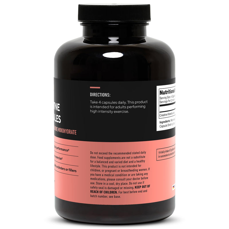 LEGION MicronizedCreatine Monohydrate Supplement - Clean Creatine Powder for Muscle Gain & Post Workout Recovery - Micronized Creatine Supplement for Maximum Absorption (30 Servings, Capsule) 120 count (Pack of 1)