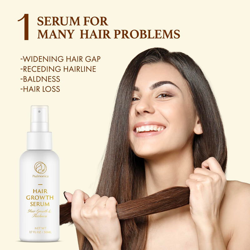 Hair Growth Serum: Rosemary Batana Castor Oil Rice Water Biotin Hair Oils for Hair Growth - Hair Growth Thickening Product - Hair Loss Treatments for Women Men(50 ML) 1.69 Fl Oz (Pack of 1)