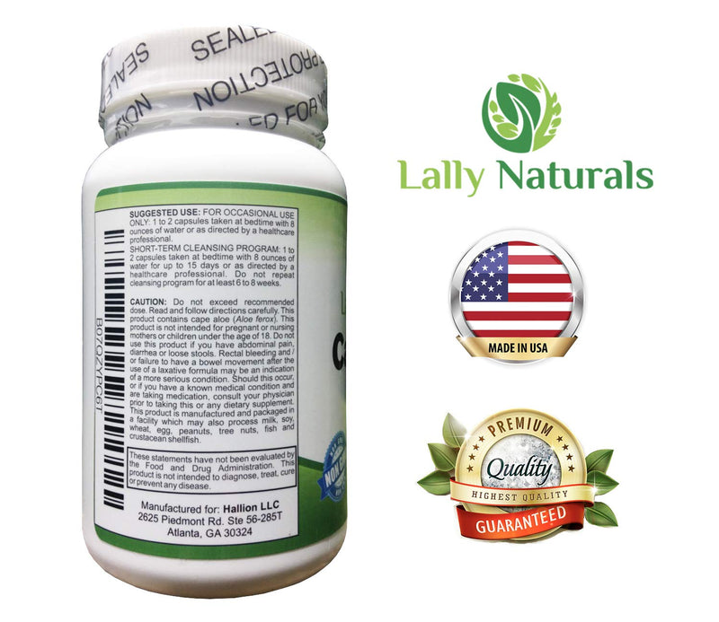 [Australia] - Cape Aloe 450 mg – Detox - Cape Ferox Capsules – Natural Laxative – Non-GMO – African Cape Aloe Pills - Natural Relief – Aloe Ferox Whole Leaf Capsules (90 Capsules) 