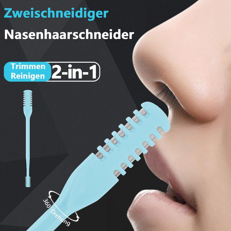 [Australia] - Nose hair trimmer, double-sided nose hair trimmer for men, women, 2-in-1 nose hair trimmer, no electricity 