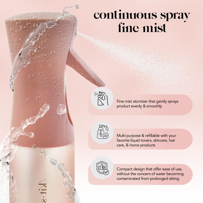 Kitsch Spray Bottle (Terracotta) & Shower Head Filter with Discount