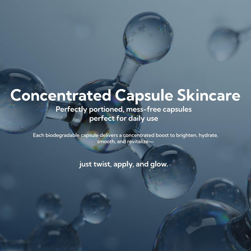 b.pure Vitamin C Concentrated Facial Serum Capsules | Even Complexion, Brightening, Firming, Anti-Aging | 40-Count Vitamin C - 40pk