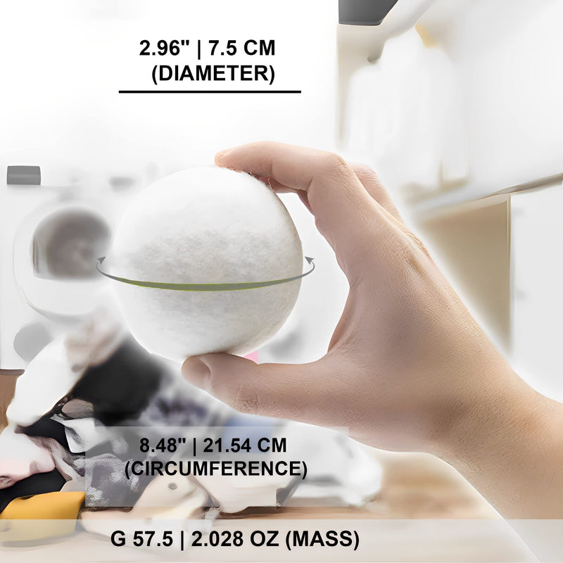 [Australia] - Quality Wool Dryer Balls - 4 XL Pack - 1000+ Loads - Pure Organic Wool - Reusable Natural Fabric Softener Perfect with Essential Oils, Reduce Clothing Static and Wrinkles Pack Of 4 