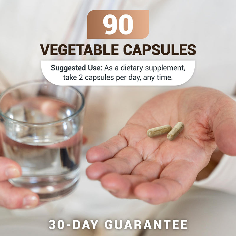Dr. Berg All-in-One Vitamins for Hair, Skin, & Nails - Advanced Formula with Biotin, Saw Palmetto, DHT Blocker, & Trace Minerals - 90 Veg Capsules 90 Count (Pack of 1)