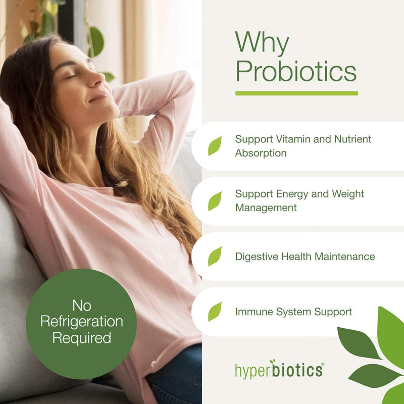 [Australia] - Hyperbiotics Pre Pro | Vegan Probiotics + Prebiotics | 60 Billion CFU | Daily Probiotic for Women and Men | Advanced Strength Digestive and Immune Health Support | Gluten and Dairy Free | 60 Capsules 60 Count (Pack of 1) 