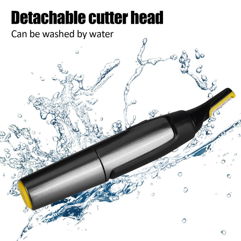 [Australia] - smtfcty Nose Hair Trimmer USB Rechargeable 3 in 1 Professional Ear Hair Trimmer Professional Painless Eyebrow and Eye Hair Trimmer for Men and Women IPX7 Waterproof 