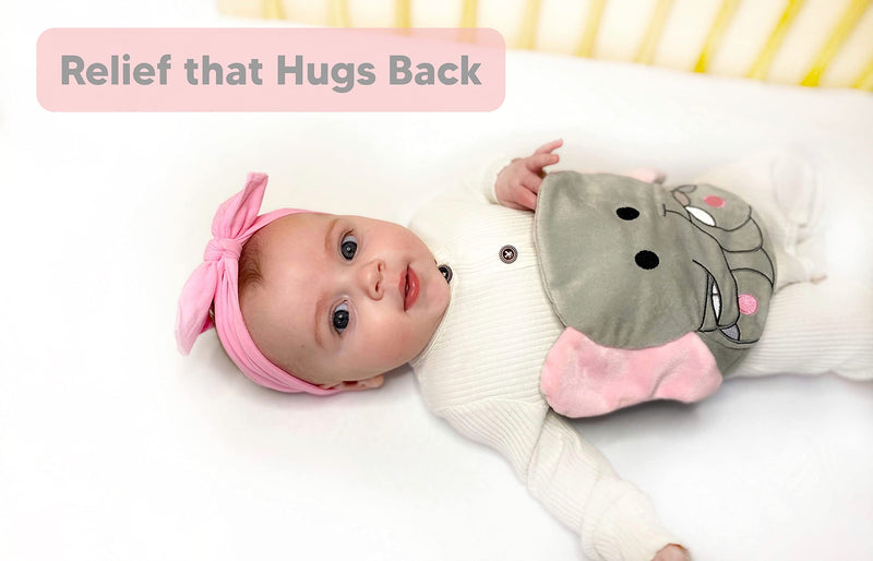[Australia] - Baby Colic, Gas and Upset Stomach Relief, Baby Heated Tummy Wrap for Newborns - Belly Hugger - Infant Swaddling Belly Belt, Heating Pad with Soothing Warmth for Fussy Infants (Elephant) Elephant 
