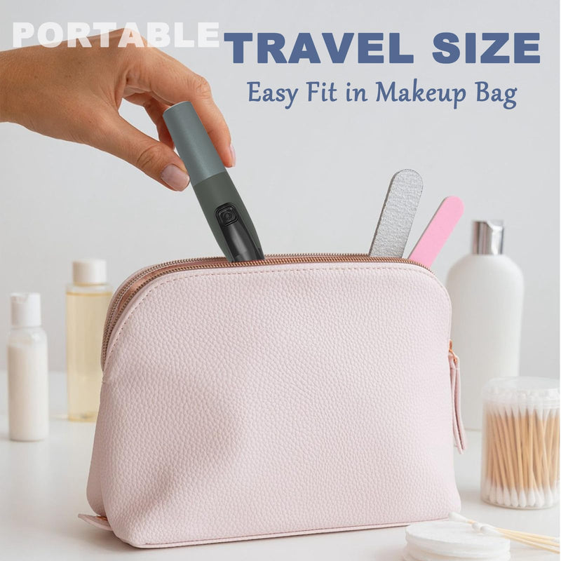 Electric Eyebrow Trimmer for Women, Nose Hair Painless Razor Removal for Men, Mini Epilator for Bikini, Remover for Face, Eye Brow, Nose Hair, Ear Hair, Chin, Peach Fuzz, Lips, Arms, Body (Black)