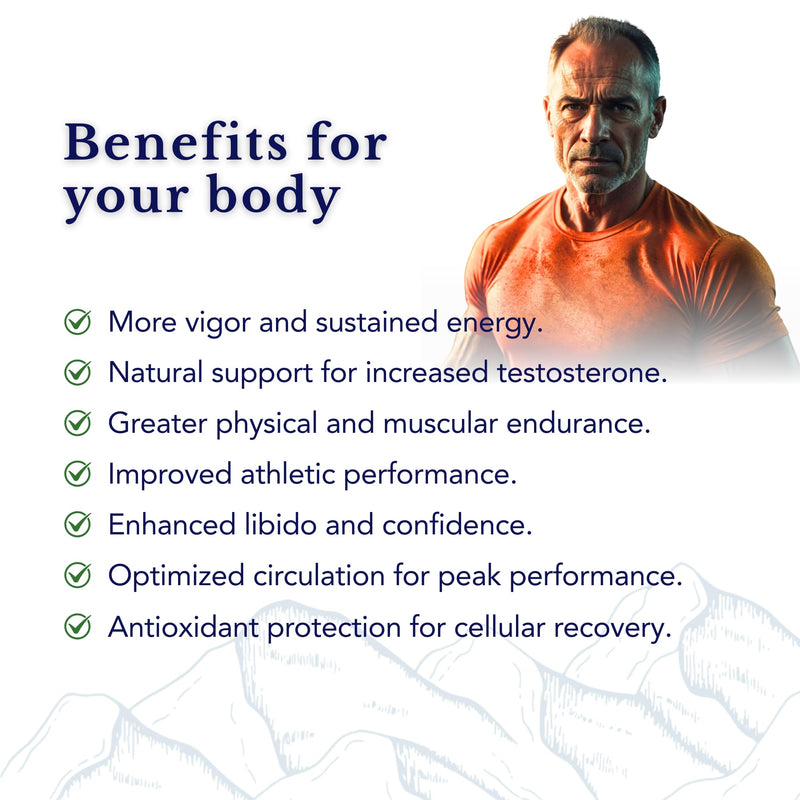 Tribulus Terrestris, Maca, L-Citrulline, Trans-Resveratrol, Selenium - SmartAbsorb™ | for Energy, Circulation & Immunity | 28 Daily sachets