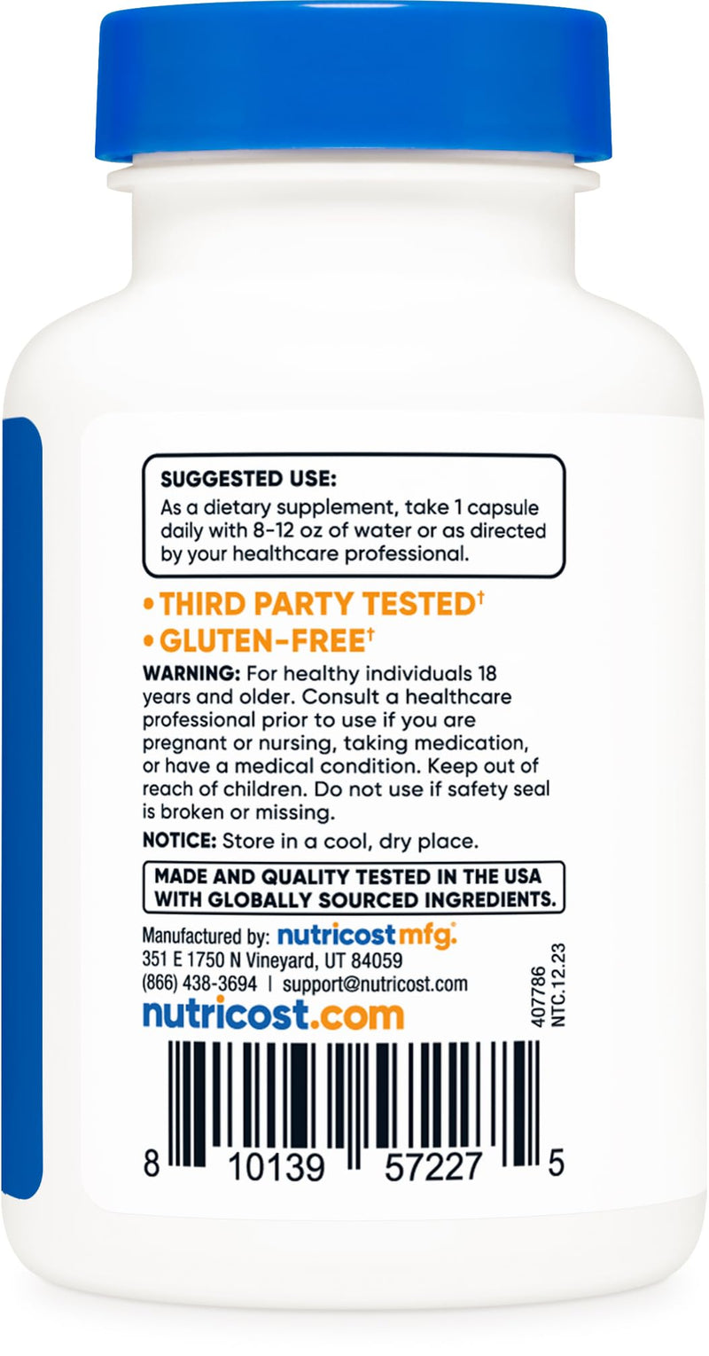 [Australia] - Nutricost PQQ (Pyrroloquinoline Quinone) 20mg, 60 Capsules - Vegetarian Capsules, Non-GMO, Gluten Free 60 Count (Pack of 1) 