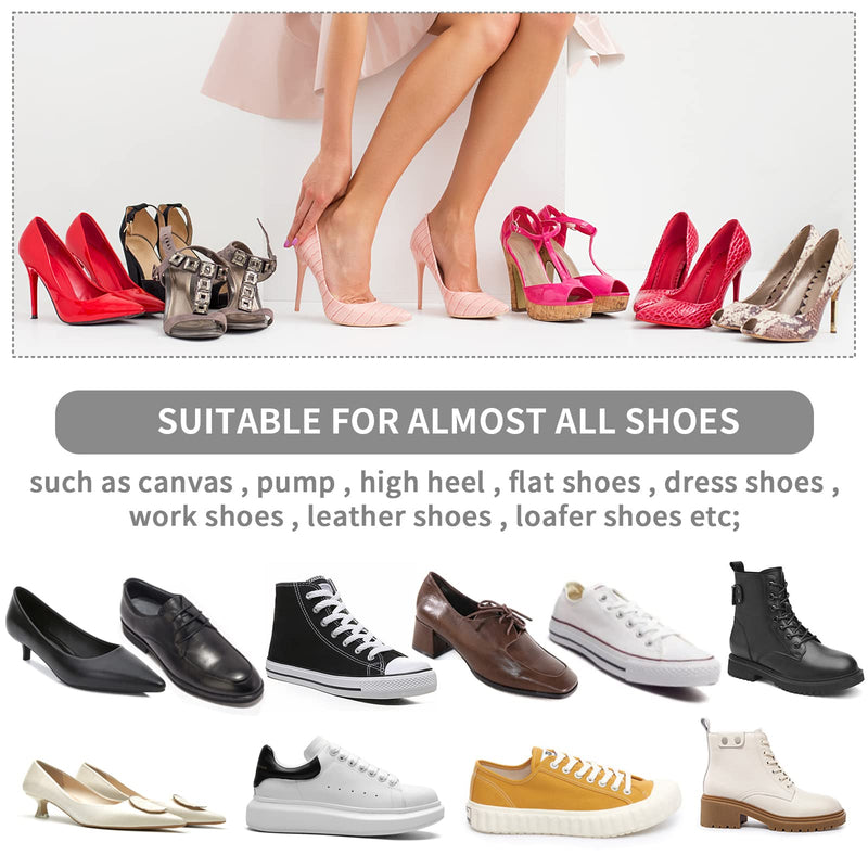 [Australia] - Sibba 10 pairs of high heel cushion pads, shoe fillers with adjustable toe filling inserts, front insoles, heel grips, inner insert, prevents shoes that are too big from slipping off the heel, relieves blisters, 10 pairs of style 3 