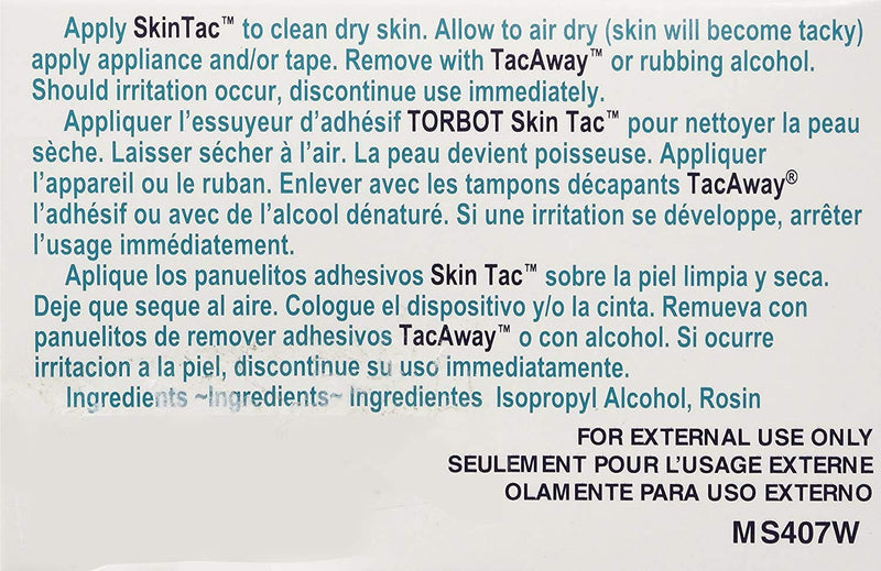 [Australia] - Skin-TacTM Adhesive Barrier Wipes (50 Count), 3-pack 