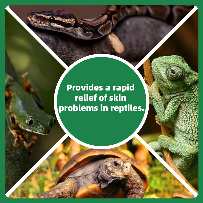 Reptile Wound Care Spray, Lizard & Snake Skin Repair, Relief Support for Reptile Skin Issues, Sores, Shedding, Scale Rot 1 fl oz - PawsPlanet Australia