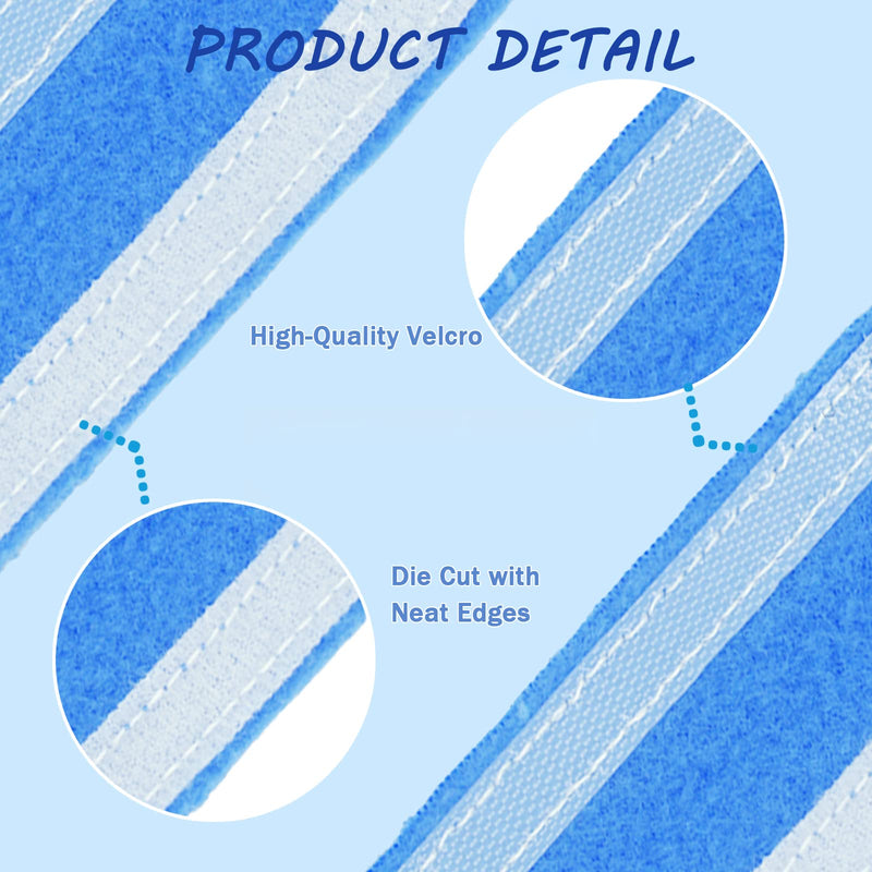 [Australia] - 4 Pack Nasal Cannula Ear Cushions Oxygen Cannula Face Soft Cover for Oxygen Users to Help Relieve Ear Pain and Prevent Cheek Indentation Discomfort(Blue) 4-blue 