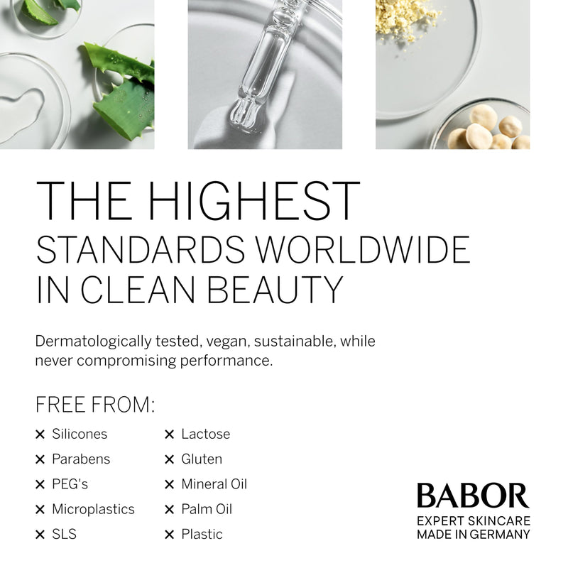[Australia] - BABOR 3D Firming, anti-aging serum ampoules for the face, with hyaluronic acid for more firmness, vegan formula, ampoule concentrates, 7 x 2 ml market launch 2022 