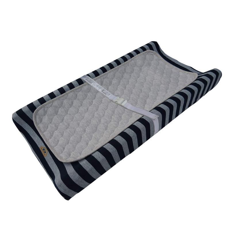 [Australia] - BlueSnail Quilted Thicker Waterproof Changing Pad Liners 3 Count(Gray) gray 
