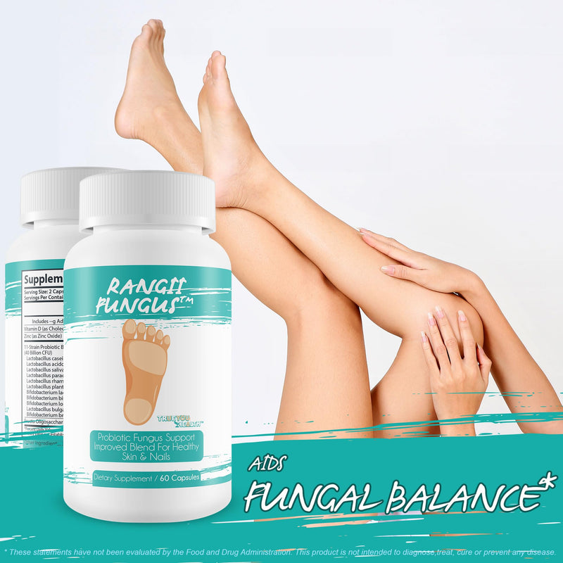Rangii Fungus - Our Best Anti-Fungus Probiotic Pills - Natural Probiotic Fungus Support - Natural Probiotic Nail Fungus Treatment Supplement - Natural Nail Fungus Treatment for Toenail - Fungus Nails