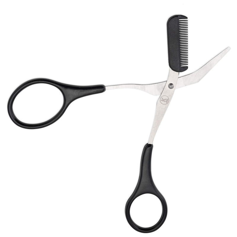 [Australia] - K-Pro eyebrow scissors - removable eyebrow comb scissors for men and women 