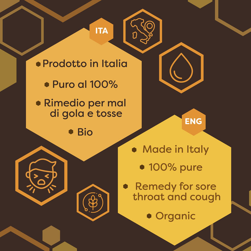 [Australia] - ERBOTECH Propolis Spray 30 ml, mother tincture, 100% pure extract, natural remedy for sore throats and coughs, contributes to the well-being of the upper respiratory tract, Vegan, Made in Italy Spray Orange 
