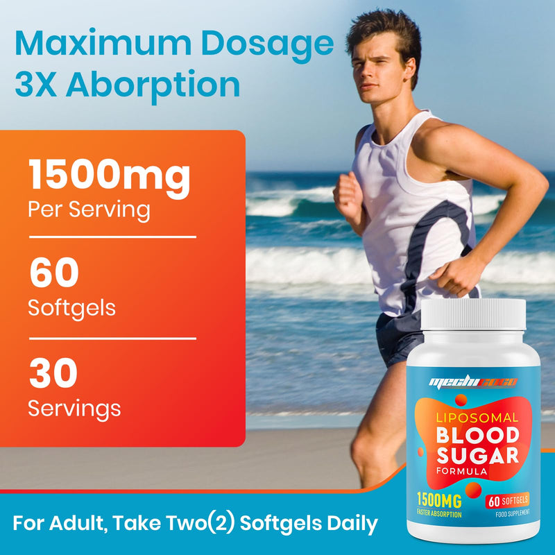 Liposomal Berberine HCL Supplement 1500mg(2 Packages) - High Strength Antioxidant AMPK Activator High Absorption Cardiovascular Heart No Gluten No Soy 60 count (Pack of 2)