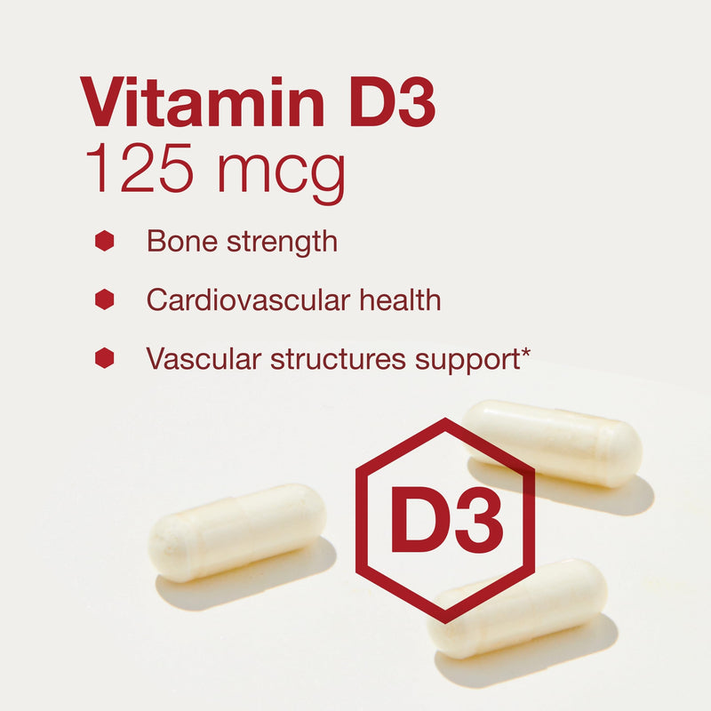PROTOCOL FOR LIFE BALANCE K2 MK-7 & D3, Vascular Health*, 60 Veg Caps | Vascular Health and Structural Support*, Bone Strength*, Supports Calcium Absorption*