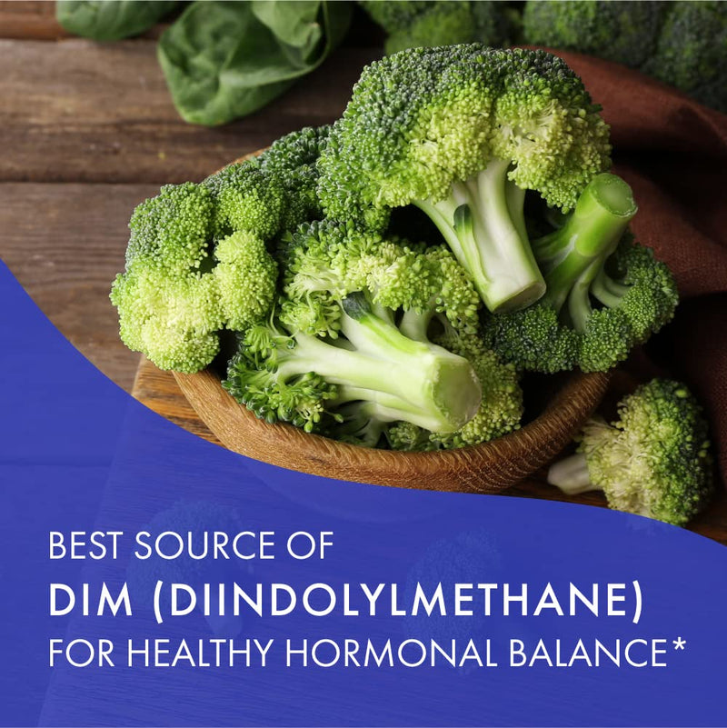 Dim D by Pure Essence - Natural Supplement for Estrogen Balance, Hormonal Acne, and Menopause Support with Vitamin D3, Calcium, Green Tea & Lycopene - 30 Capsules 30 Count (Pack of 1)