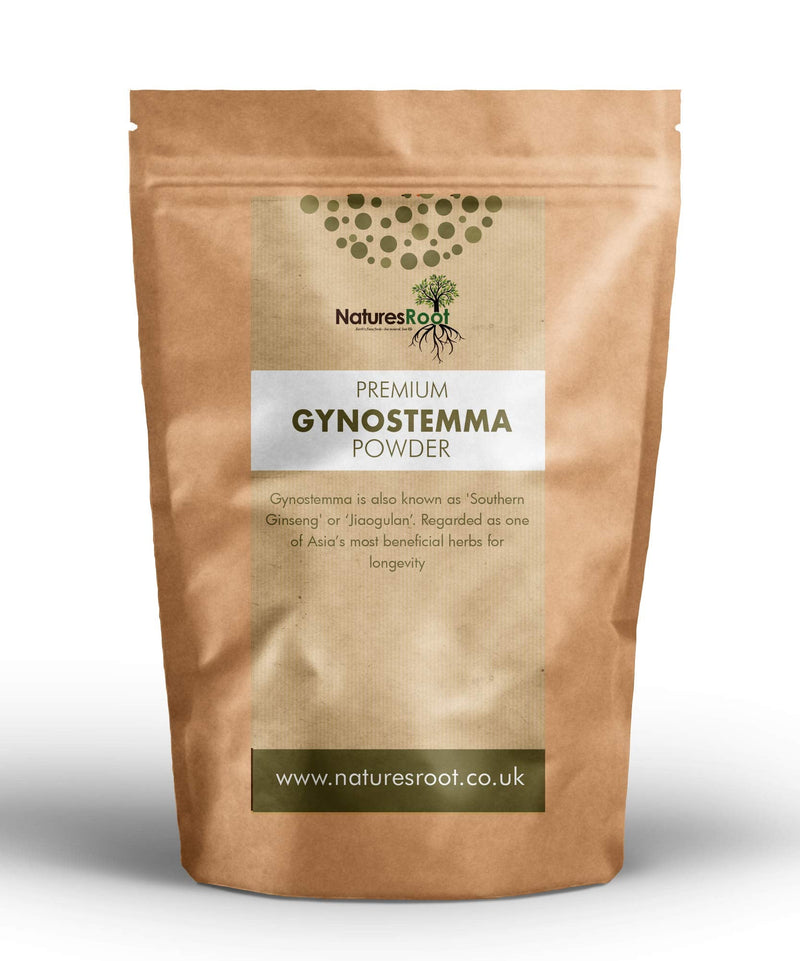 Natures Root Premium Gynostemma Powder 250g - Adaptogen | Jiaogulan Supplement | Longevity Tonic | Anti-Fatigue Herb 249.9 g (Pack of 1)