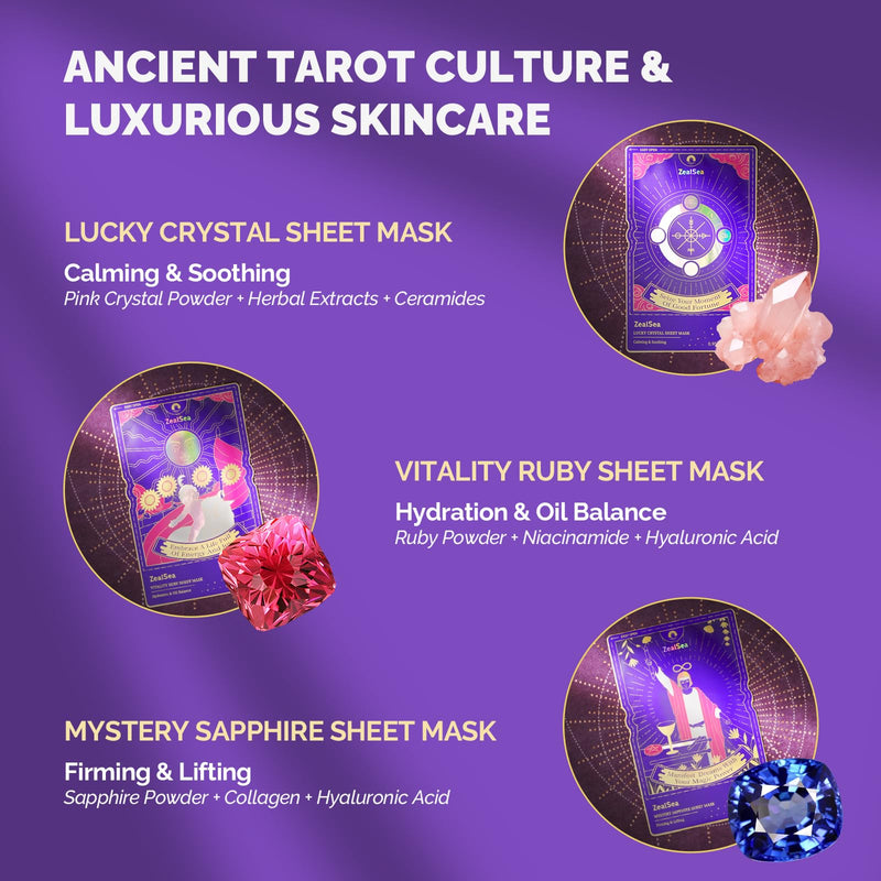 ZealSea Collagen Face Masks and Moisturizing Masks Bundle