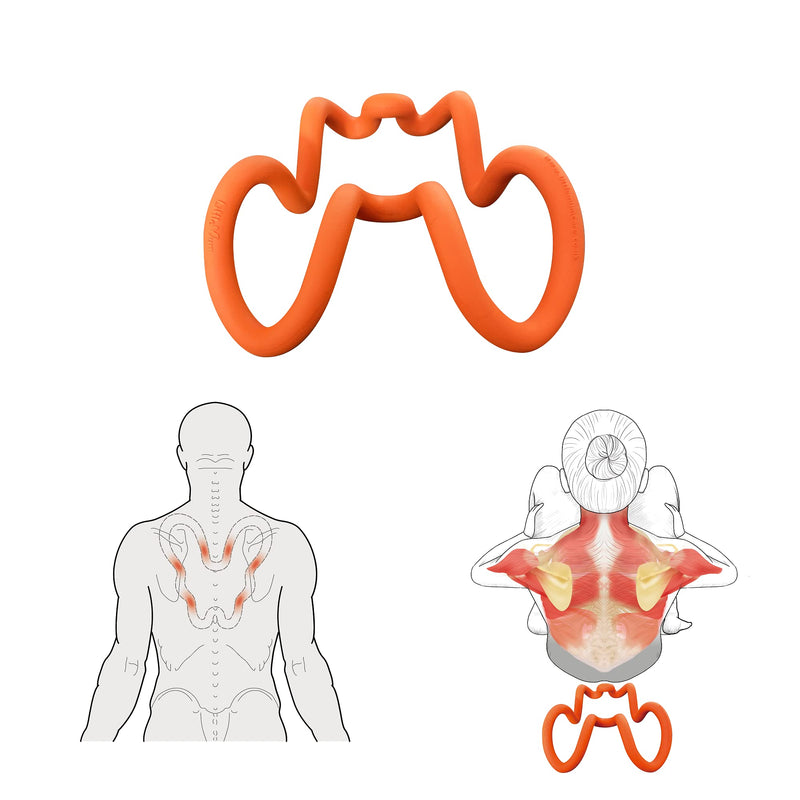 [Australia] - Shoulder Deep Tissue Massager, Myofascial Trigger Point Relieve Scapular Pain, Upper Back Pain, Release Psoas & Levator Scapulae,Pelvis Pain, Hip Flexor Pain 