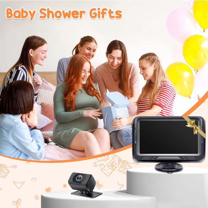 [Australia] - Rohent Baby Car Camera HD 1080P - Rear-Facing Infant Monitor with Night Vision Car Camera for Baby 150¬∞ Wide-Angle Lens Anti-Glare Screen Easy Install 360¬∞ Adjustable Display Black-Standard 