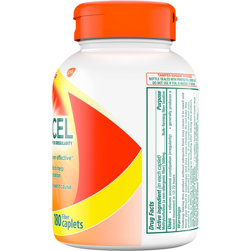 [Australia] - Citrucel Fiber Therapy Caplets for Irregularity, Easy to Swallow Methylcellulose , 180 Count 180 Count (Pack of 1) 