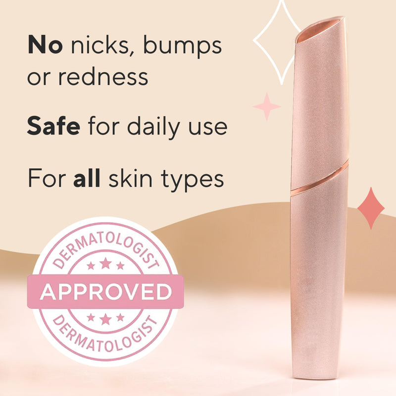 [Australia] - Finishing Touch Flawless Brows Eyebrow Hair Remover for Women, Electric Eyebrow Razor for Women with LED Light for Instant and Painless Hair Removal 