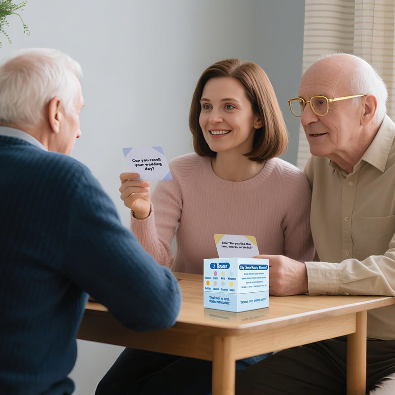 [Australia] - Conversation Cards for Dementia ‚Äì Dementia Activities for Seniors with Alzheimer‚Äôs | Memory & Reminiscence Cards for Families and Caregivers 