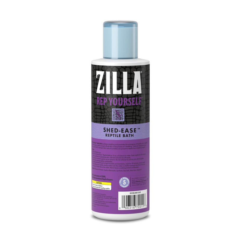Zilla Shed-Ease Reptile Bath, Shedding Support and Penetrating Bath for All Lizards and Snakes 8 Fl Oz (Pack of 1) - PawsPlanet Australia