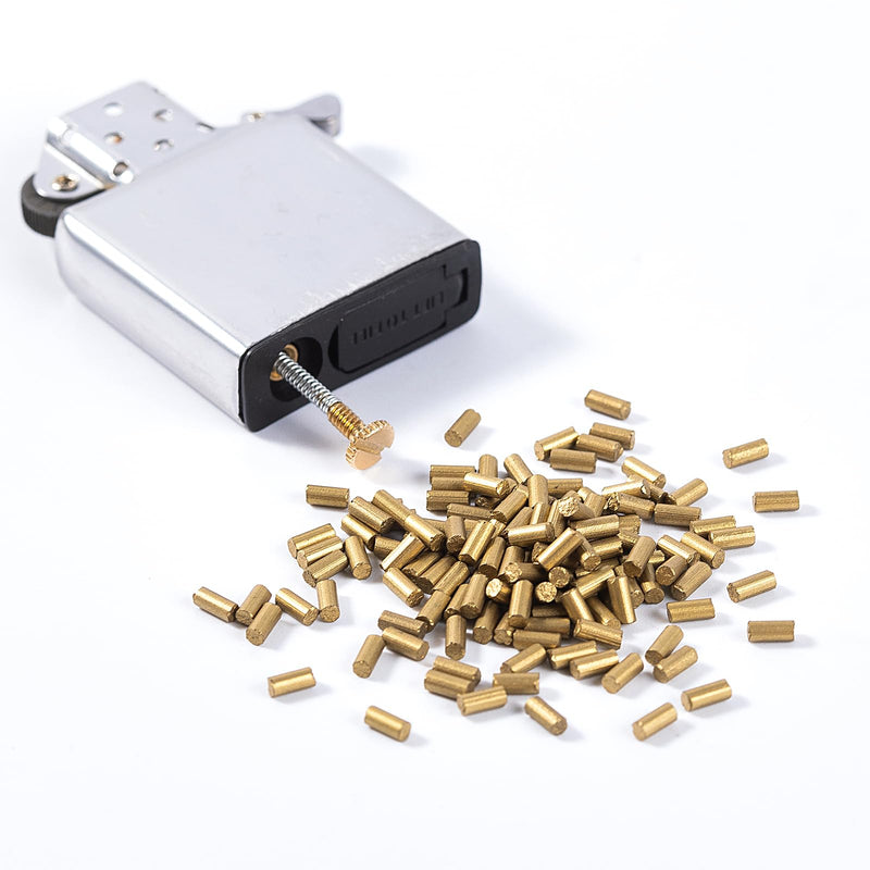 [Australia] - 500Pcs Gold Flint Refills for Lighter, Replacement Flints for Lighters, Flint Stone for Petrol Gas Fluid Lighter 500pcs Gold 