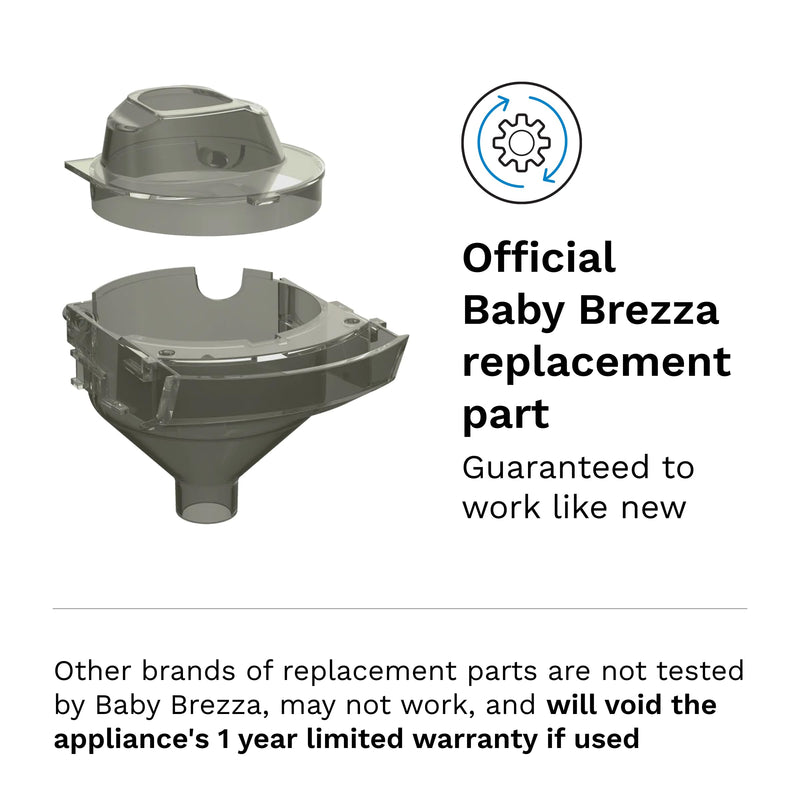 [Australia] - Baby Brezza Formula Pro Mini Replacement Funnel & Cover, Grey 