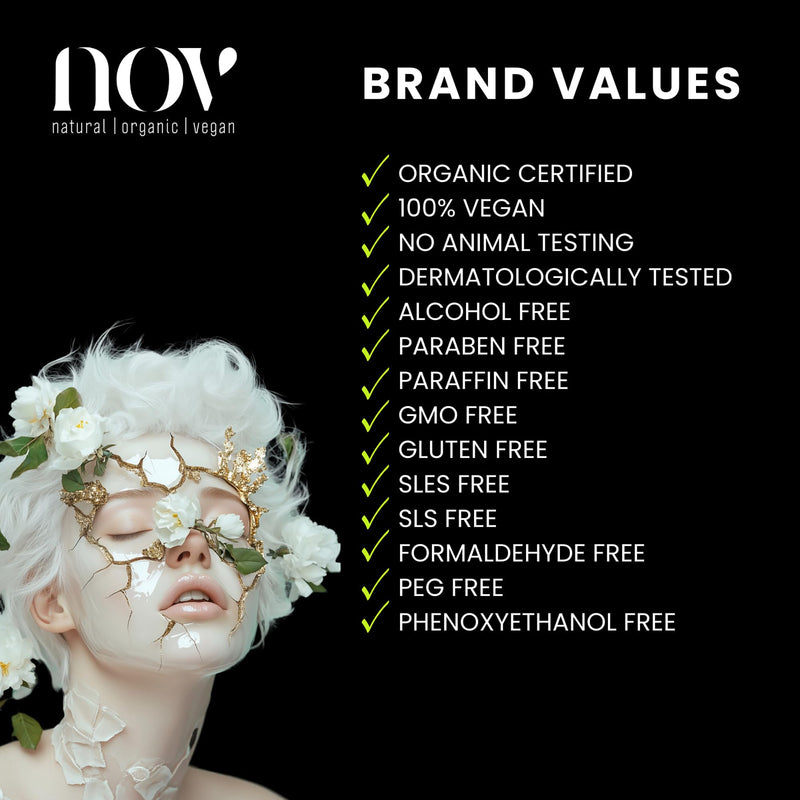 NOV Slow Aging Replenishing Night Cream - Face Moisturizer with Rose Hip Oil - Moisturizer Face Cream to Reduce Fine Lines and Aging Spots - 1.69 oz