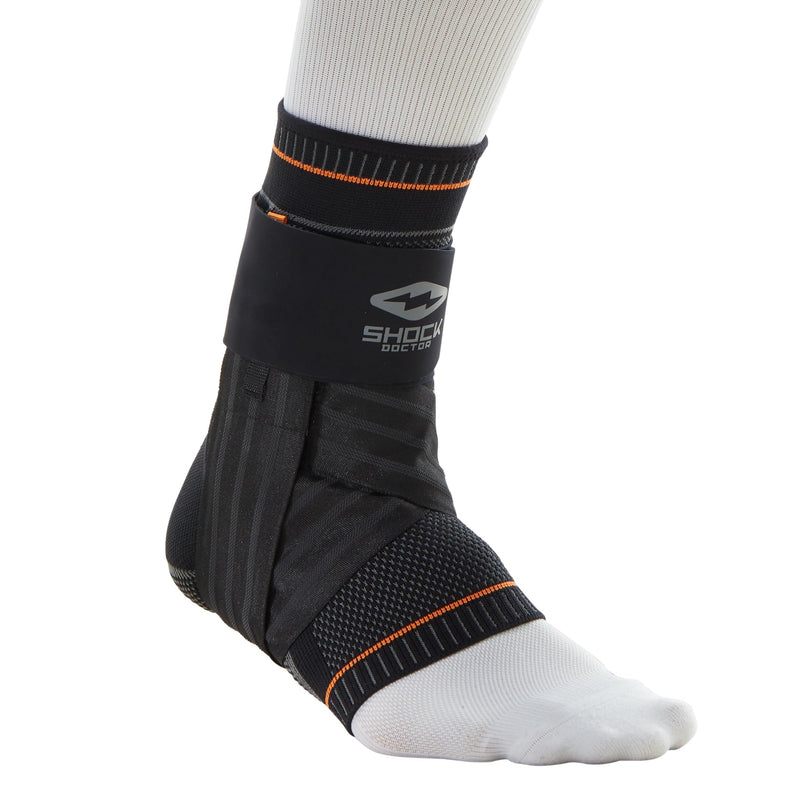 [Australia] - Shock Doctor Ultra Knit Ankle Brace W/Figure 6 Strap & Stays Medium 