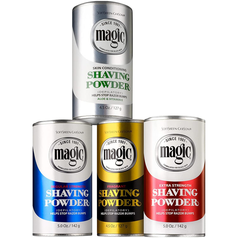 [Australia] - Magic Platinum Shaving Powder 4.5oz. Skin Conditioning (3 Pack) Unscented 4.5 Ounce (Pack of 1) 