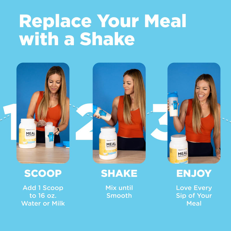 [Australia] - TransformHQ Meal Replacement Shake Powder 7 Servings (Strawberry & Cream) - Gluten Free, Non-GMO Strawberry & Cream 7 Servings (Pack of 1) 
