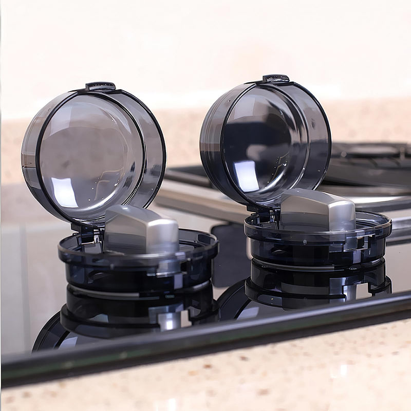 [Australia] - PATKAW 4pcs Stove Knob Covers Child Safety for Electric Stove Top Stove Baby Proof Safety Guards 