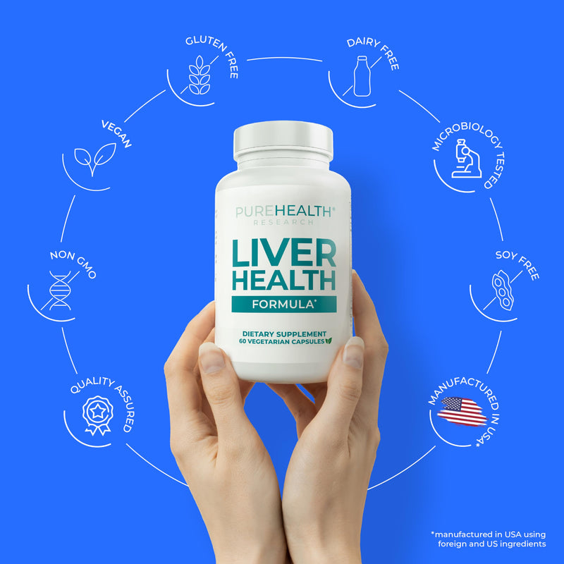 [Australia] - PUREHEALTH RESEARCH Liver Health ‚Äì Liver Cleanse Detox & Repair with Artichoke Extract, Milk Thistle, Dandelion Root, Turmeric, Beet Root to Healthy Liver Renew with 11 Natural Nutrients, 60 Capsules 60 Count (Pack of 1) 