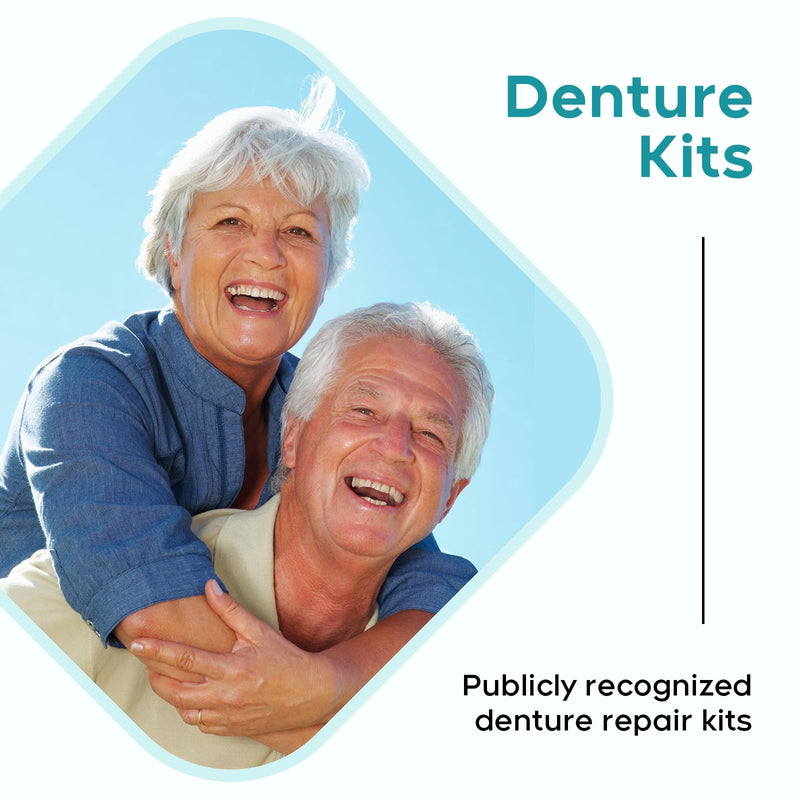 [Australia] - DIY Dentures Kit, Create Your Perfect Smile at Home: Temporary Denture Kit for Women & Men | Easy Denture Fabrication，Restoring Confidence in Your Smile，Customizable Denture Kits - Single, Full -0617 